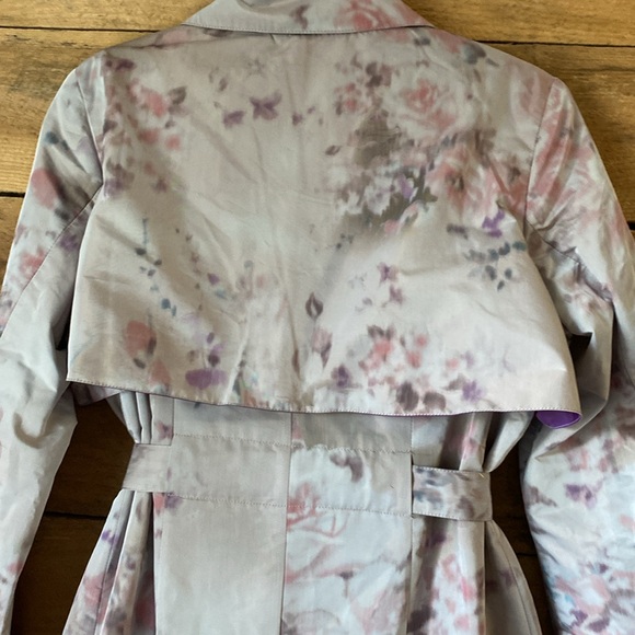 American Glamour trench coat medium multi color gray - Picture 7 of 7